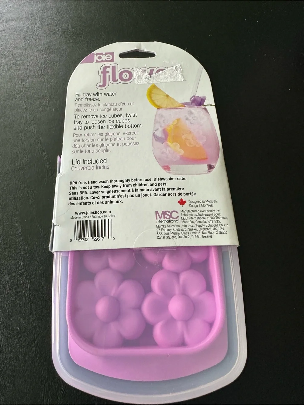Joie Flower Silicone Ice Cube Tray